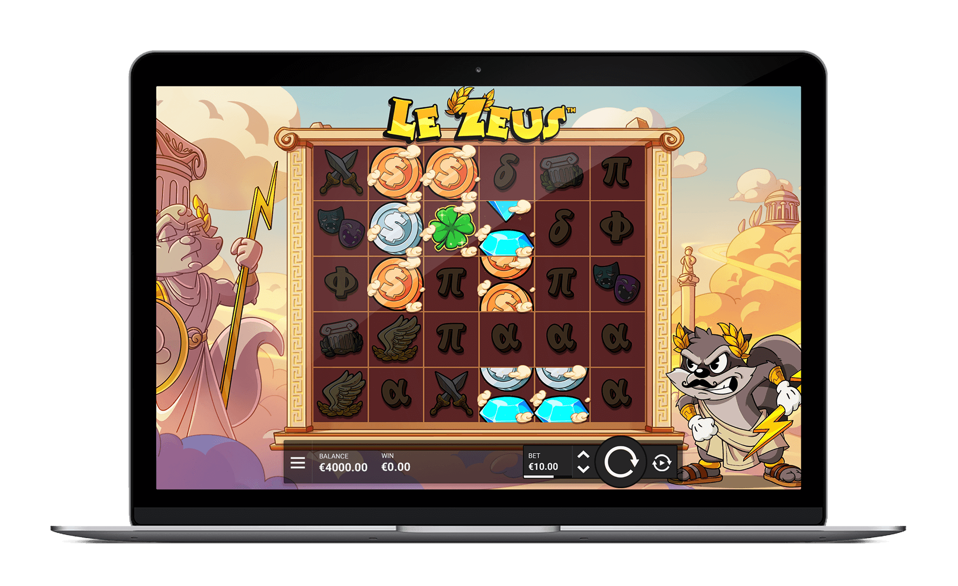 Le Zeus — слот с механикой Mystery Reveal